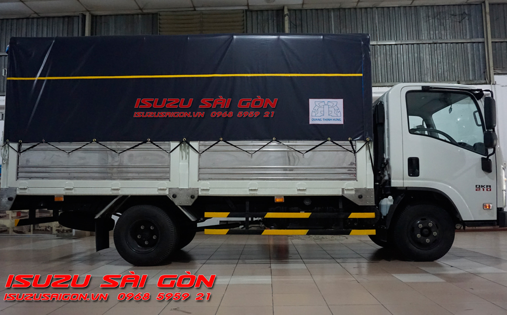 Xe Tải Isuzu 1T9 Mui Bạt | Isuzu 1.9 Tấn Mui Bạt 7